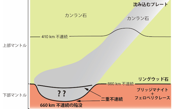 マントル深部条件下においてマントル構成鉱物の相転移境界を超高精度で決定 ～沈み込み帯における上部・下部マントル境界の陥没の原因を解明～